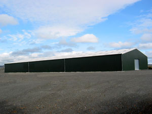 32,000 square foot storage building owned by Luke Furse Earthmoving